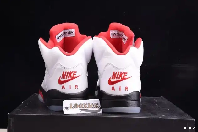 Reps TBK Silver (2020) 5 Red Jordan Retro DA1911-102 Fire Tongue Air 0523